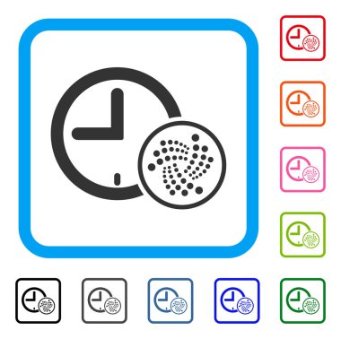 Iota Saat simgesi çerçeveli