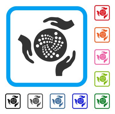 Iota eller simgesini çerçeveli