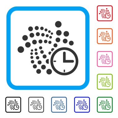 Iota Saat simgesi çerçeveli