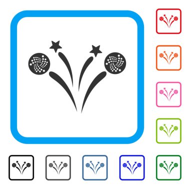 Iota Fireworks simgesini çerçeveli
