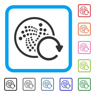 Iota Yinele simgesini çerçeveli