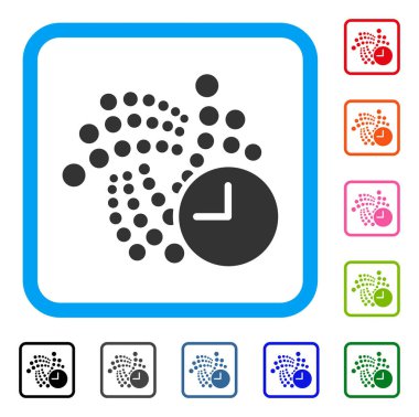 Iota Saat simgesi çerçeveli