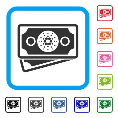 Cardano banknotlar simgesi çerçeveli