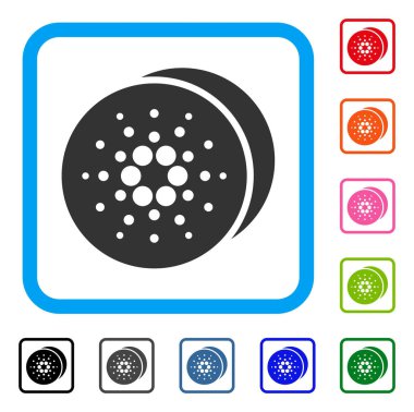 Cardano sikke simge çerçeveli