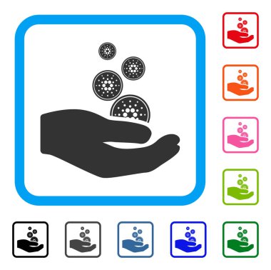 Cardano sikke ödeme el simgesi çerçeveli