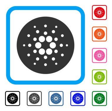 Cardano para birimi simgesi çerçeveli