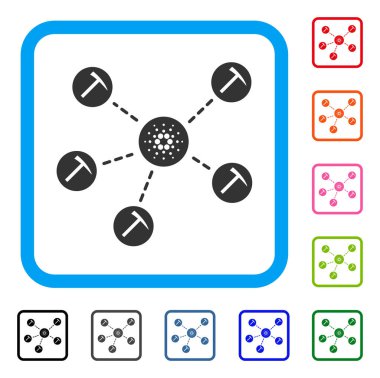 Cardano incelemesi ağ simgesini çerçeveli