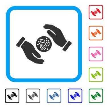 Iota eller simgesini çerçeveli