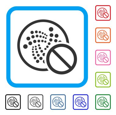 Kısıtlı Iota simgesi çerçeveli