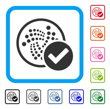 Iota simgesi çerçeveli kabul