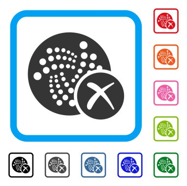 Iota çerçeveli simgesini iptal