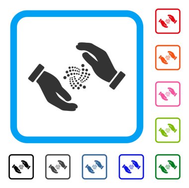 Iota eller simgesini çerçeveli