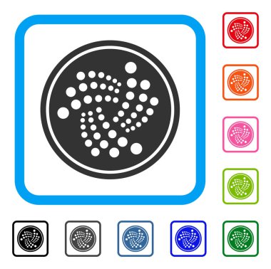 Iota sikke simge çerçeveli