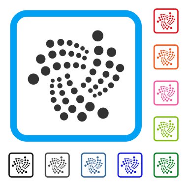 Iota para birimi simgesi çerçeveli