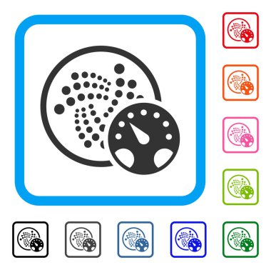 Iota ölçer simgesini çerçeveli