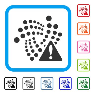 Iota uyarı simgesi çerçeveli