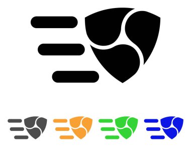 Nem teslimat vektör simgesi