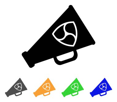 Nem megafon vektör simgesi