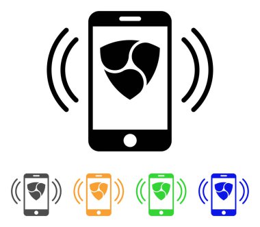 Nem mobil bankacılık vektör simgesi