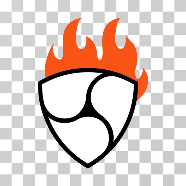 Nem Flame vektor symbol — Stock vektor