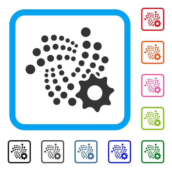 Iota Kur dişli simgesini çerçeveli