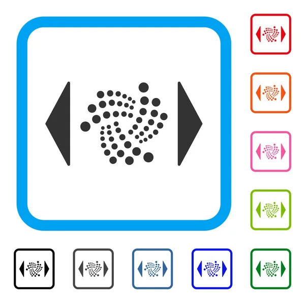 Regular Icono Iota Enmarcado — Archivo Imágenes Vectoriales