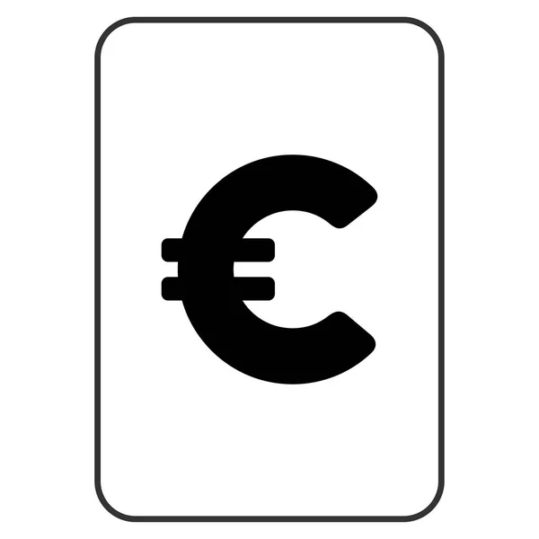 Euron spelkort — Stock vektor