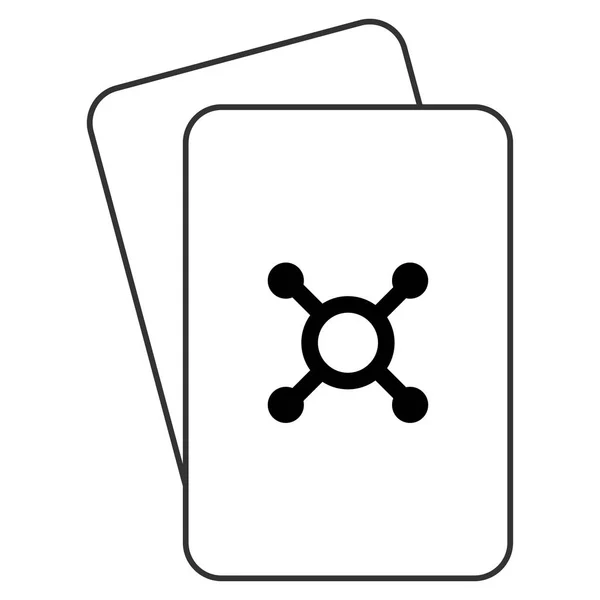 Рулетка гральних карт — стоковий вектор
