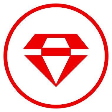 Ruby Gem düz simgesi