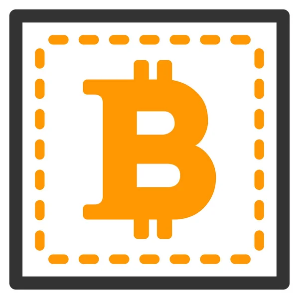Bitcoin-Ikone — Stockvektor