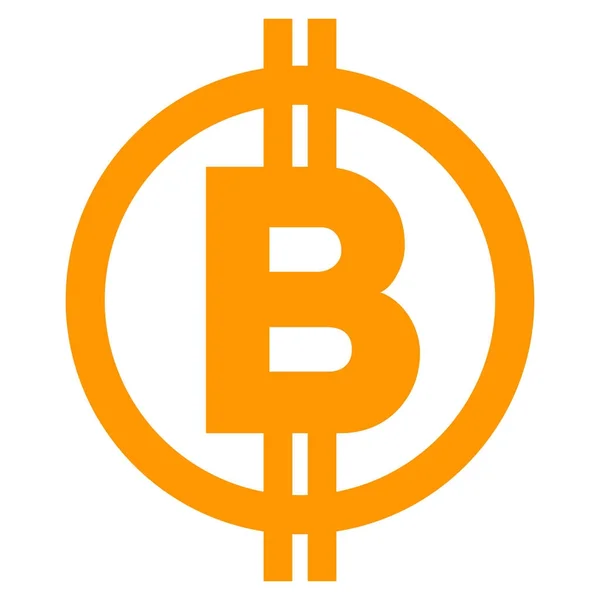 Bitcoin symbolikon platta — Stockfoto