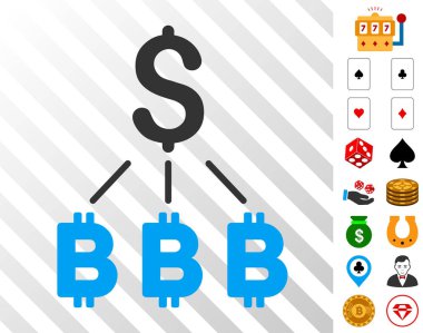 Bonus Doları Bitcoin bağlantıları simgesi
