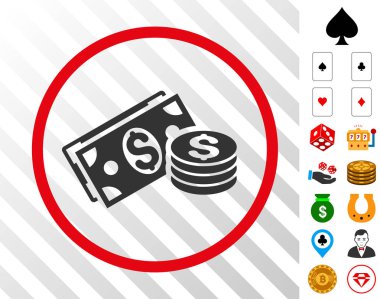 Doları nakit Bonus yuvarlak simgesiyle