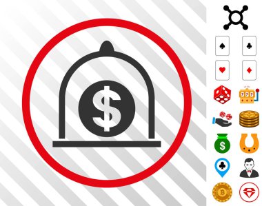 Bonus Doları standart yuvarlak simgesiyle