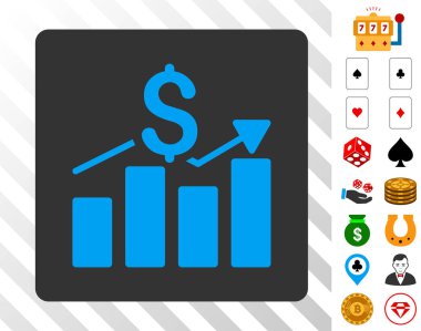 Mali grafik mavi simge Bonus ile