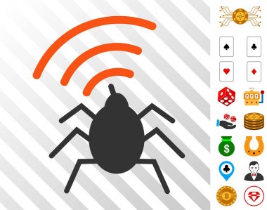 Radyo casus böcek simgesini Bonus ile