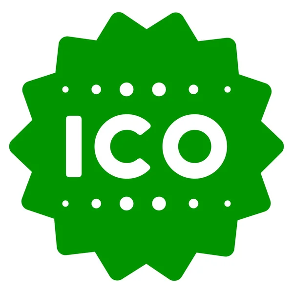 Ico トークン フラット アイコン — ストックベクタ