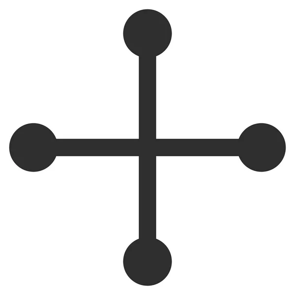 Ruleta ploché ikony — Stockový vektor