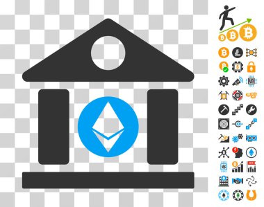 Bonus simgesiyle Ethereum A.ş. Binası