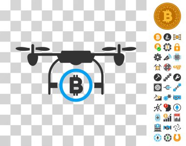 Bonus ile Bitcoin Airdrone simgesi