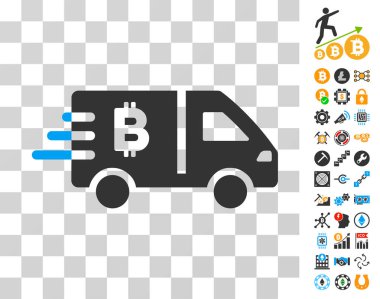 Bonus ile Bitcoin Express araba simgesi