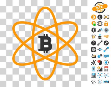 Bonus ile Bitcoin Atom simgesi