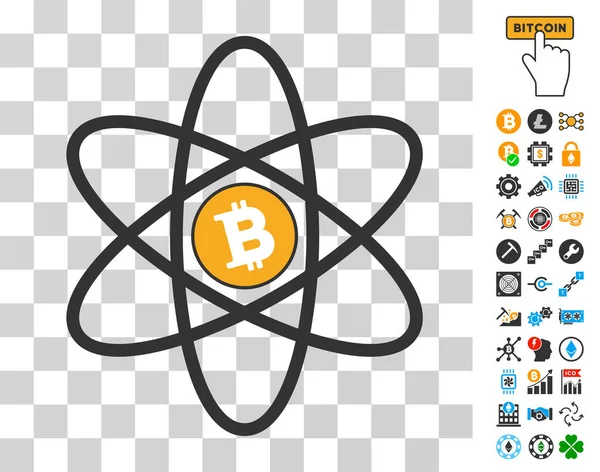 Bonus ile Bitcoin Atom simgesi
