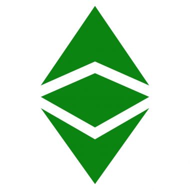 Ethereum klasik düz simgesi