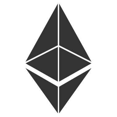 Ethereum düz simgesi