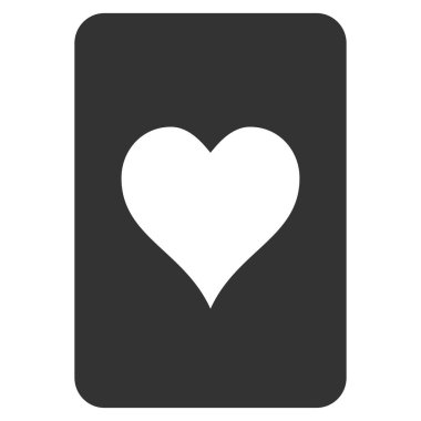 Kalpler kumar kart düz simgesi