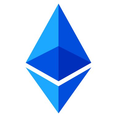 Ethereum Lite düz simgesi