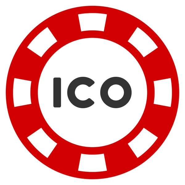 ICO Token ploché ikony — Stock fotografie