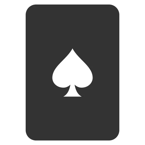 Csúcsok kártya lapos ikon — Stock Fotó