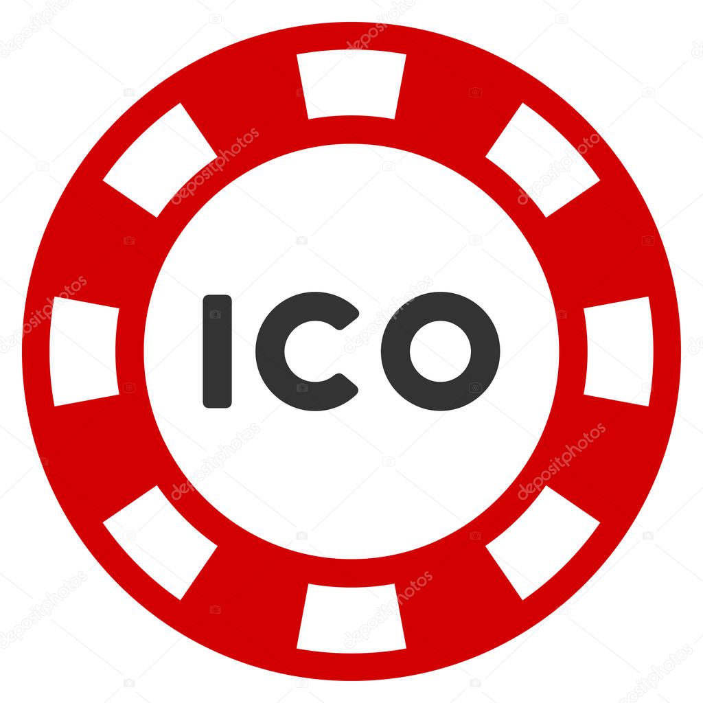Ico Token Flat Icon